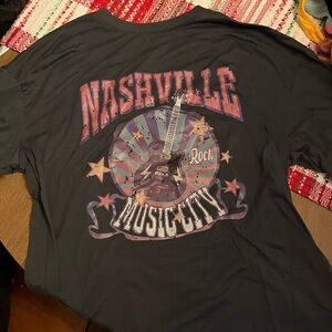 SHEIN Black Polyester T-Shirt- SHIPPING PRICE NOT INCLUDED